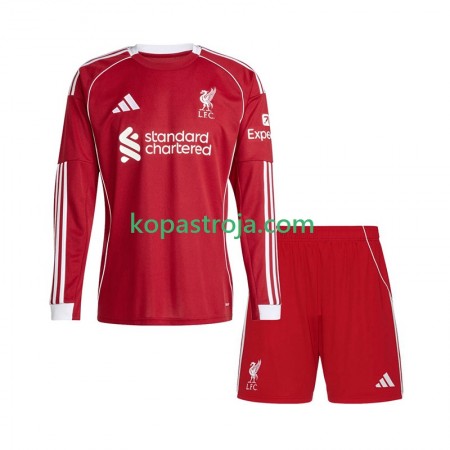 Billiga Fotbollströjor Liverpool Barn Hemma tröja 2025/26 Långärmad